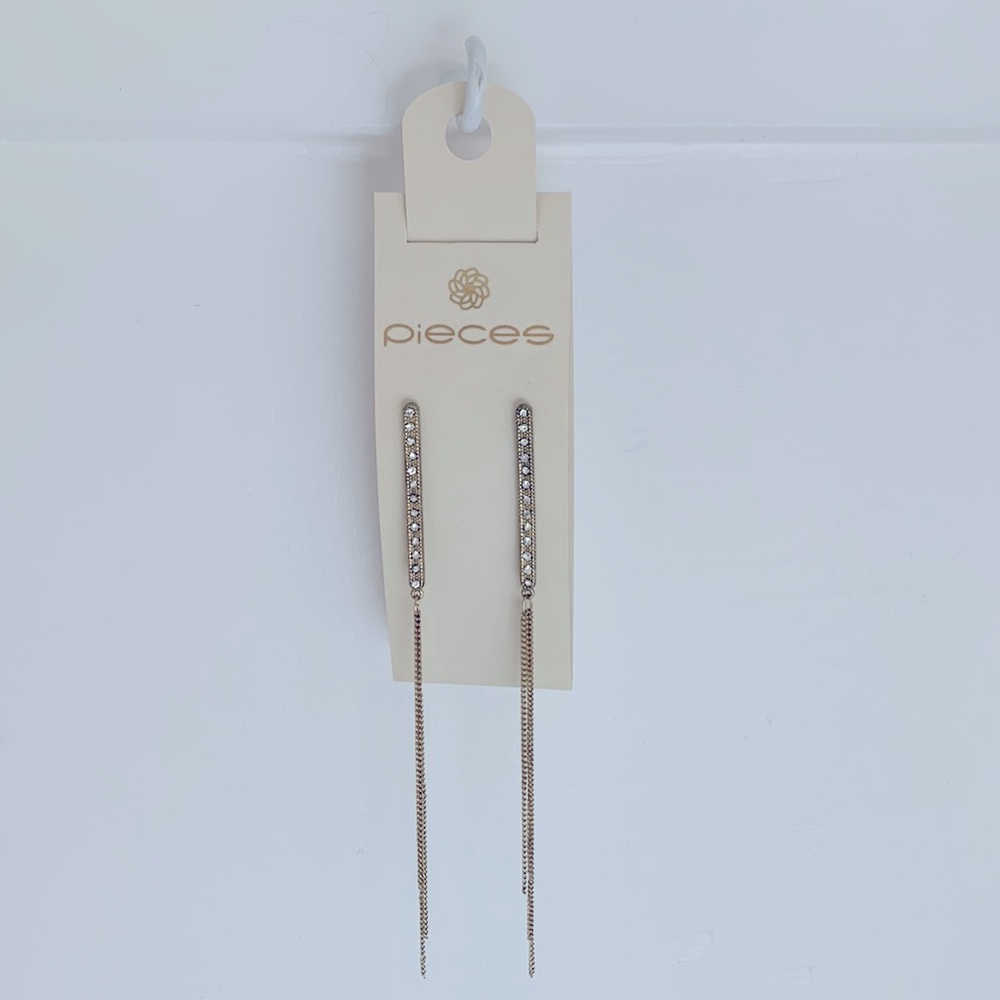 NWT Pieces Gold Earrings